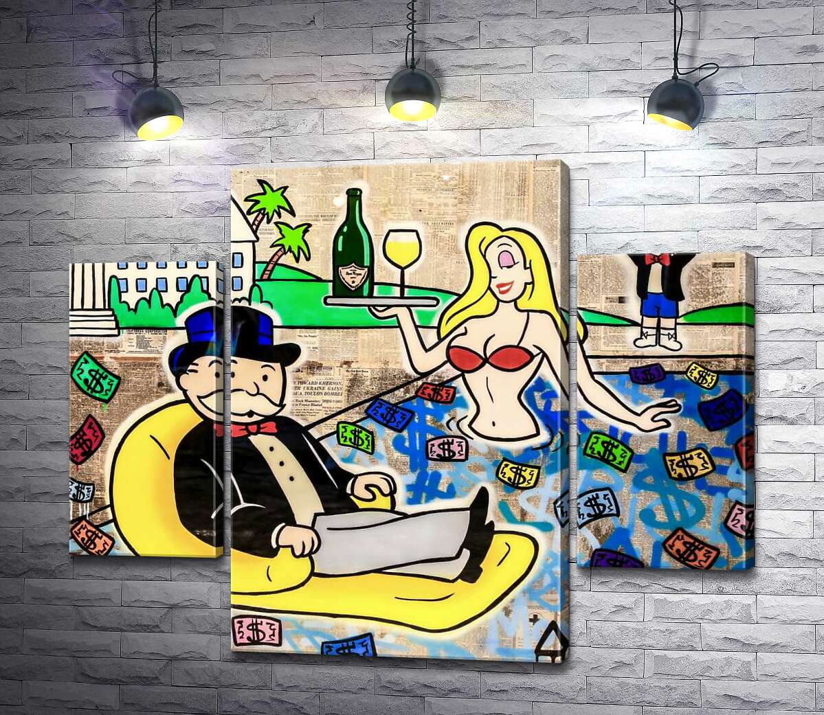 Модульная картина ArtPoster Цветной денежный бассейн (Colorful Money Pool) – Алек Монополи (Alec Monopoly) 80x65 см Модуль №7
Модульная картина ArtPoster Цветной денежный бассейн (Colorful Money Pool) – Алек Монополи (Alec Monopoly) 80x65 см Модуль №7