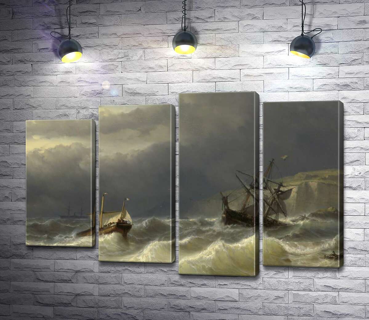 Модульная картина ArtPoster Шторм в Дуврском проливе (Storm in the Strait of Dover) – Луи Мейер (Louis Meijer) 80x54 см Модуль №21
Модульная картина ArtPoster Шторм в Дуврском проливе (Storm in the Strait of Dover) – Луи Мейер (Louis Meijer) 80x54 см Модуль №21