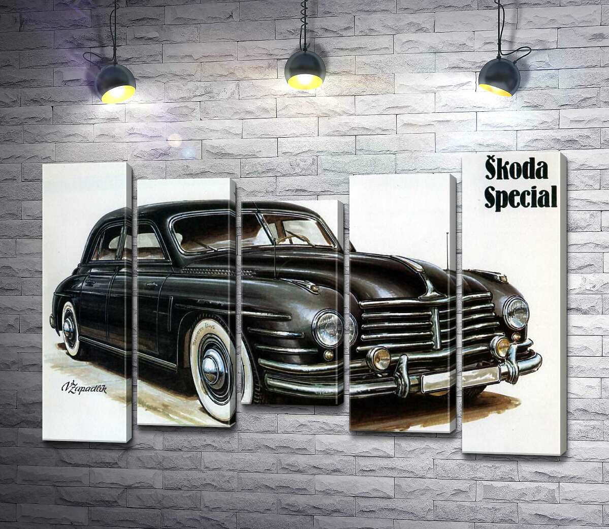 Модульная картина ArtPoster Черный автомобиль Skoda Special 100x67 см Модуль №28 
Модульная картина ArtPoster Черный автомобиль Skoda Special 100x67 см Модуль №28