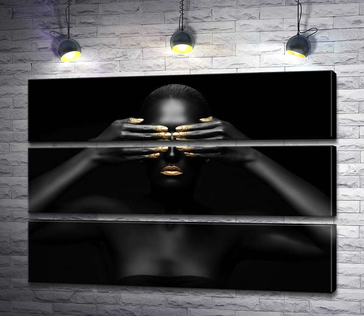 Модульная картина ArtPoster Черный и золотой на теле девушки "без взгляда" 130x90 см Модуль №13
Модульная картина ArtPoster Черный и золотой на теле девушки "без взгляда" 130x90 см Модуль №13