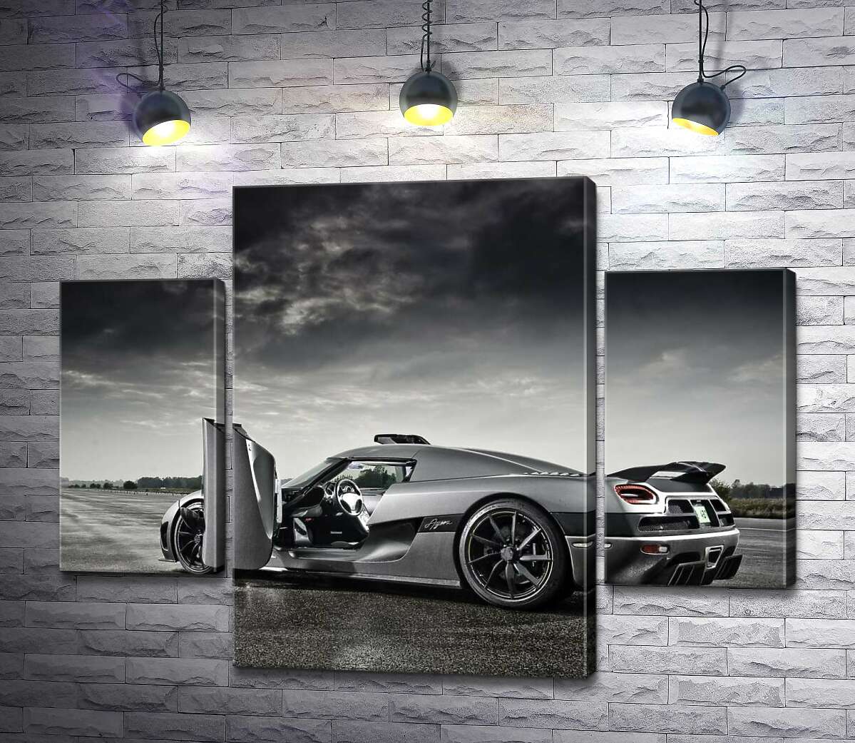 Модульная картина ArtPoster Шведский гиперкар Koenigsegg Agera под переливами грозовых облаков 80x60 см Модуль №7
Модульная картина ArtPoster Шведский гиперкар Koenigsegg Agera под переливами грозовых облаков 80x60 см Модуль №7