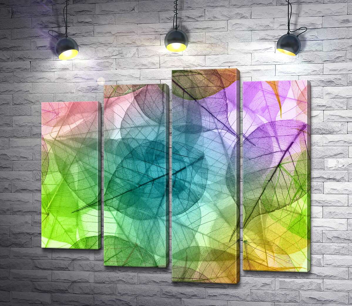 Модульная картина ArtPoster Цветная витинанка из прозрачных листочков 100x91 см Модуль №21
Модульная картина ArtPoster Цветная витинанка из прозрачных листочков 100x91 см Модуль №21