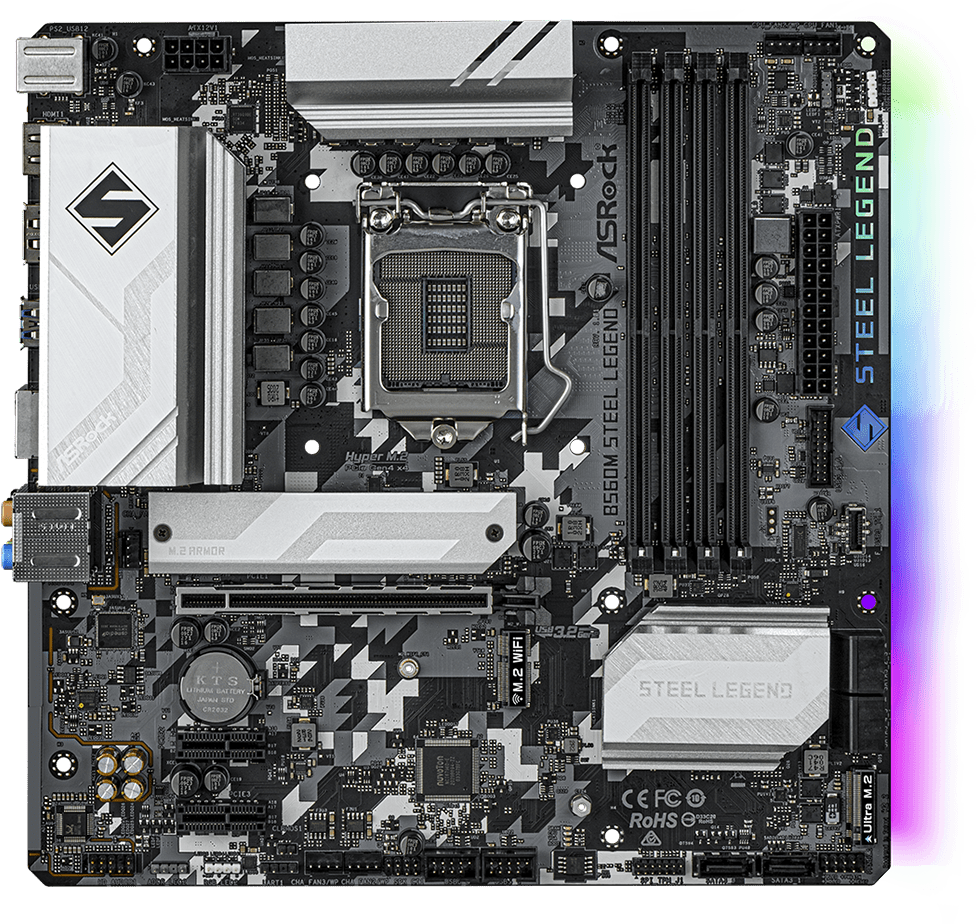 Материнская плата ASRock B560M Steel Legend (s1200, Intel B560, PCI-Ex16)
Материнская плата ASRock B560M Steel Legend (s1200, Intel B560, PCI-Ex16)