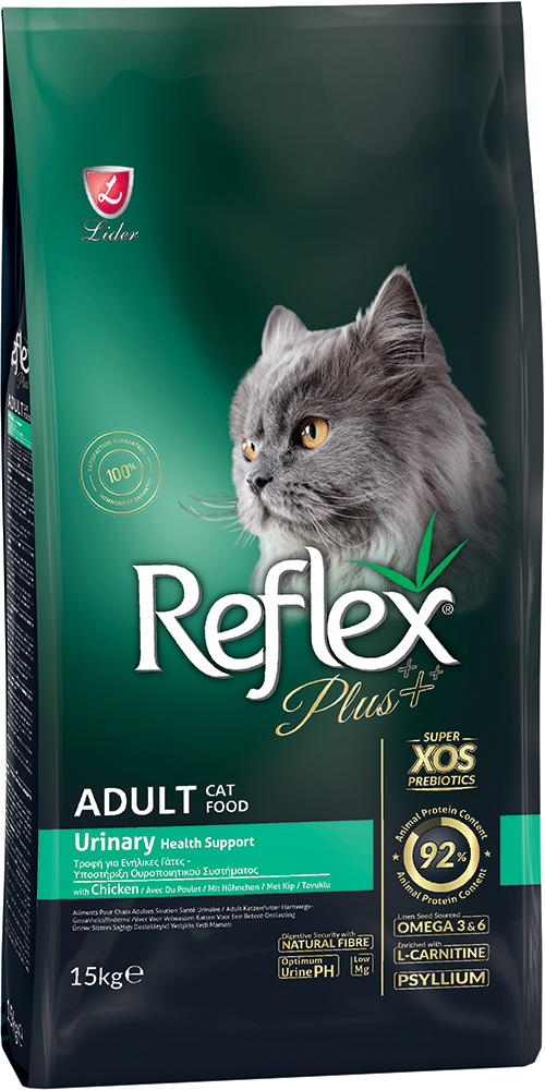 Сухой корм Reflex Plus полноценный и сбалансированный для котов Уринари с курицей 15 кг
Сухой корм Reflex Plus полноценный и сбалансированный для котов Уринари с курицей 15 кг