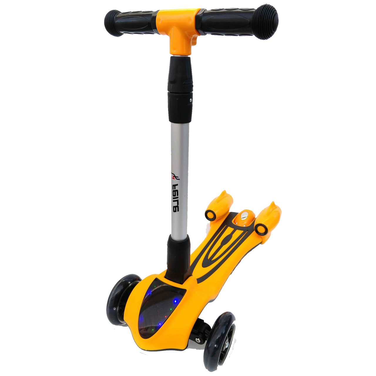 Детский трёхколесный самокат Scooter "FEILE" с светящимися колесами и музикой, Желтый
Детский трёхколесный самокат Scooter "FEILE" с светящимися колесами и музикой, Желтый