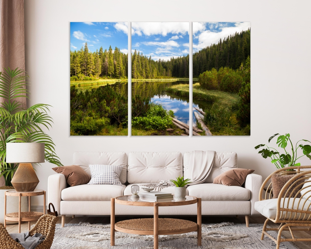 Картина на холсте Модульные Модульная картина Beautiful Mountain Lake 3 картины 40х80 см.
Картина на холсте Модульные Модульная картина Beautiful Mountain Lake 3 картины 40х80 см.