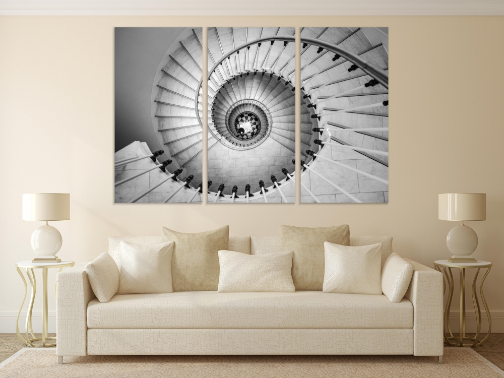 Картина на холсте Модульные Модульная картина Beautiful Circular Staircase 3 картины 40х80 см.
Картина на холсте Модульные Модульная картина Beautiful Circular Staircase 3 картины 40х80 см.
