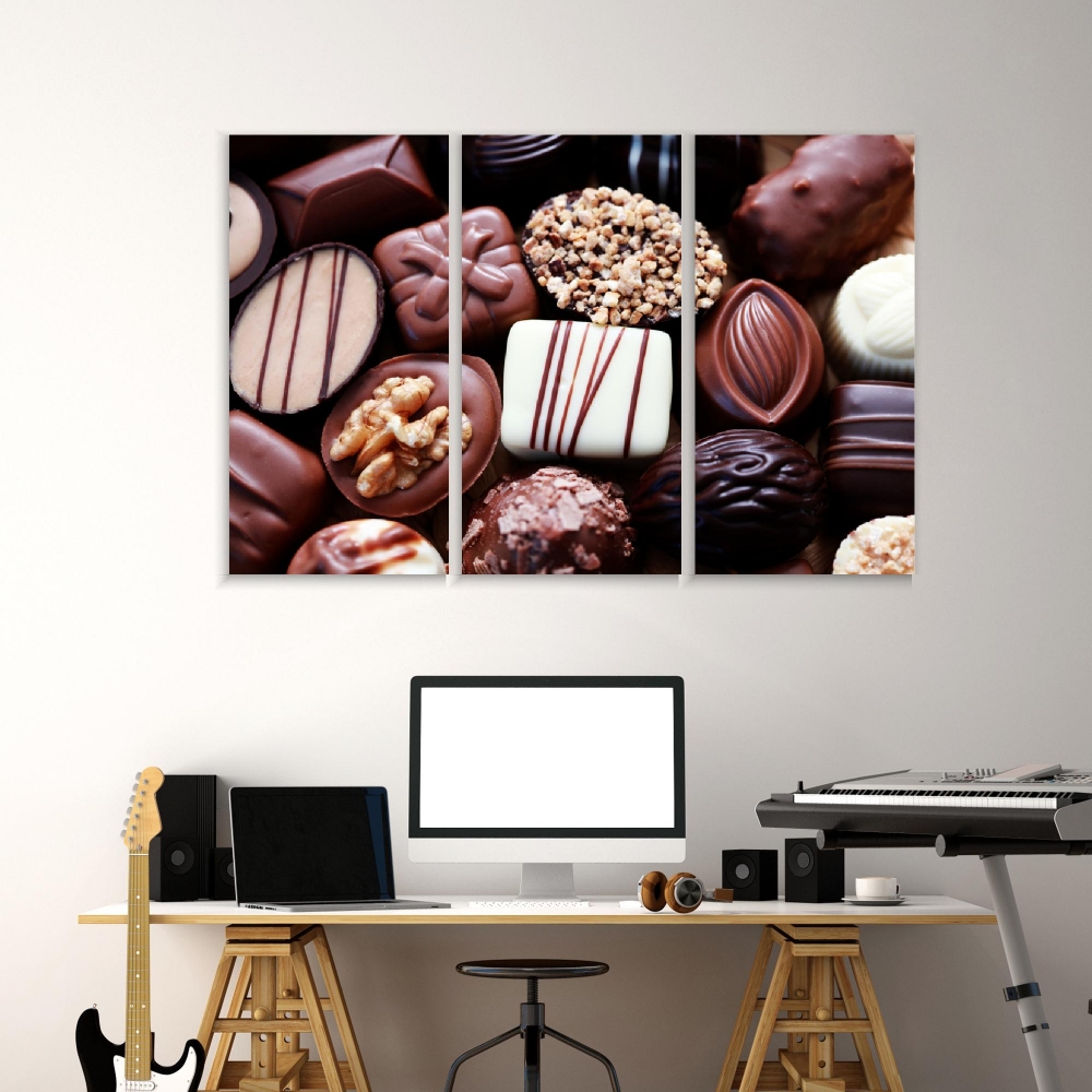 Картина на холсте Модульные Модульная картина Various Chocolates 3 картины 40х80 см.
Картина на холсте Модульные Модульная картина Various Chocolates 3 картины 40х80 см.