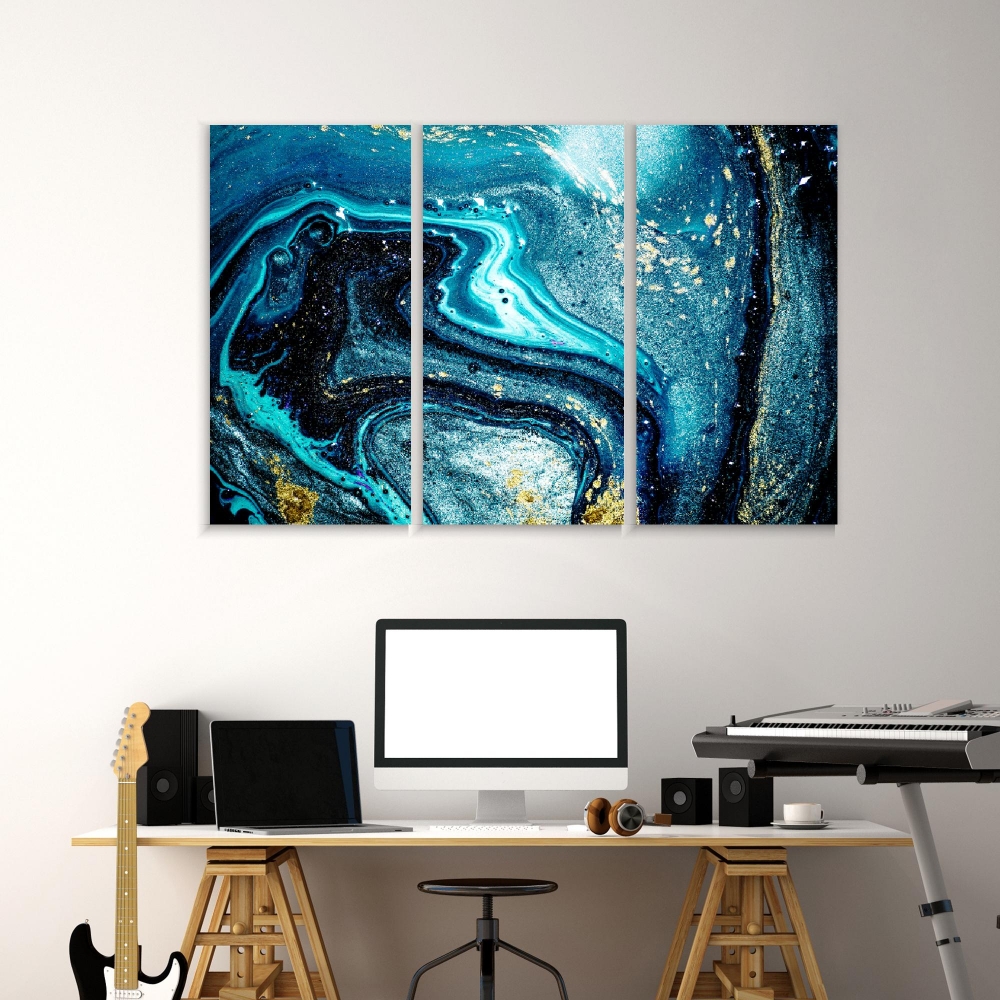 Картина на холсте Модульные Модульная картина Abstract Ocean Art 3 картины 70х140 см.
Картина на холсте Модульные Модульная картина Abstract Ocean Art 3 картины 70х140 см.