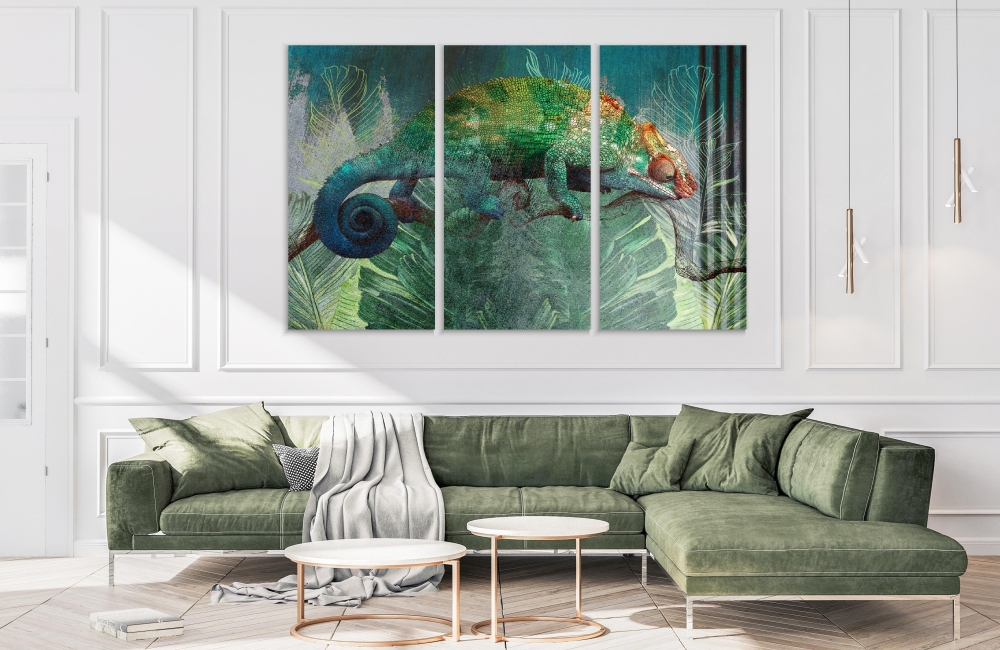 Картина на холсте Модульные Модульная картина Tropical Plants With Chameleon 3 картины 45х90 см.
Картина на холсте Модульные Модульная картина Tropical Plants With Chameleon 3 картины 45х90 см.