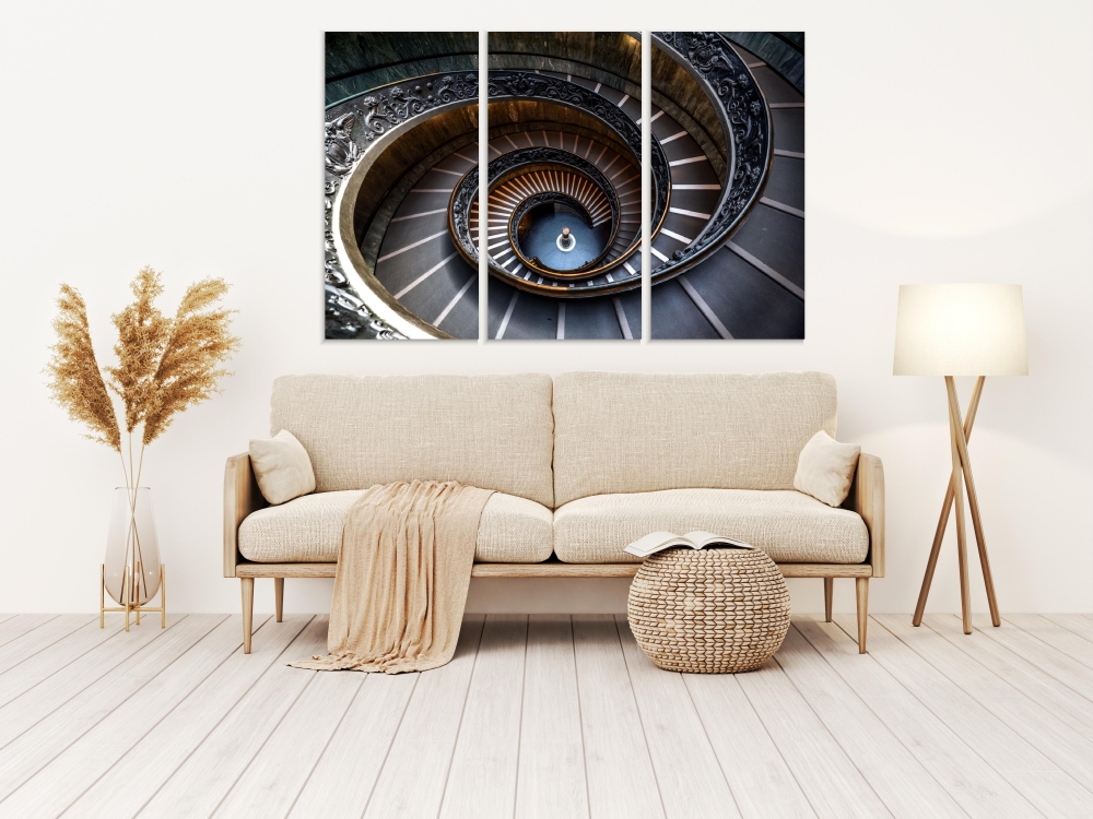 Картина на холсте Модульные Модульная картина Spiral Staircase 3 картины 60х120 см.
Картина на холсте Модульные Модульная картина Spiral Staircase 3 картины 60х120 см.