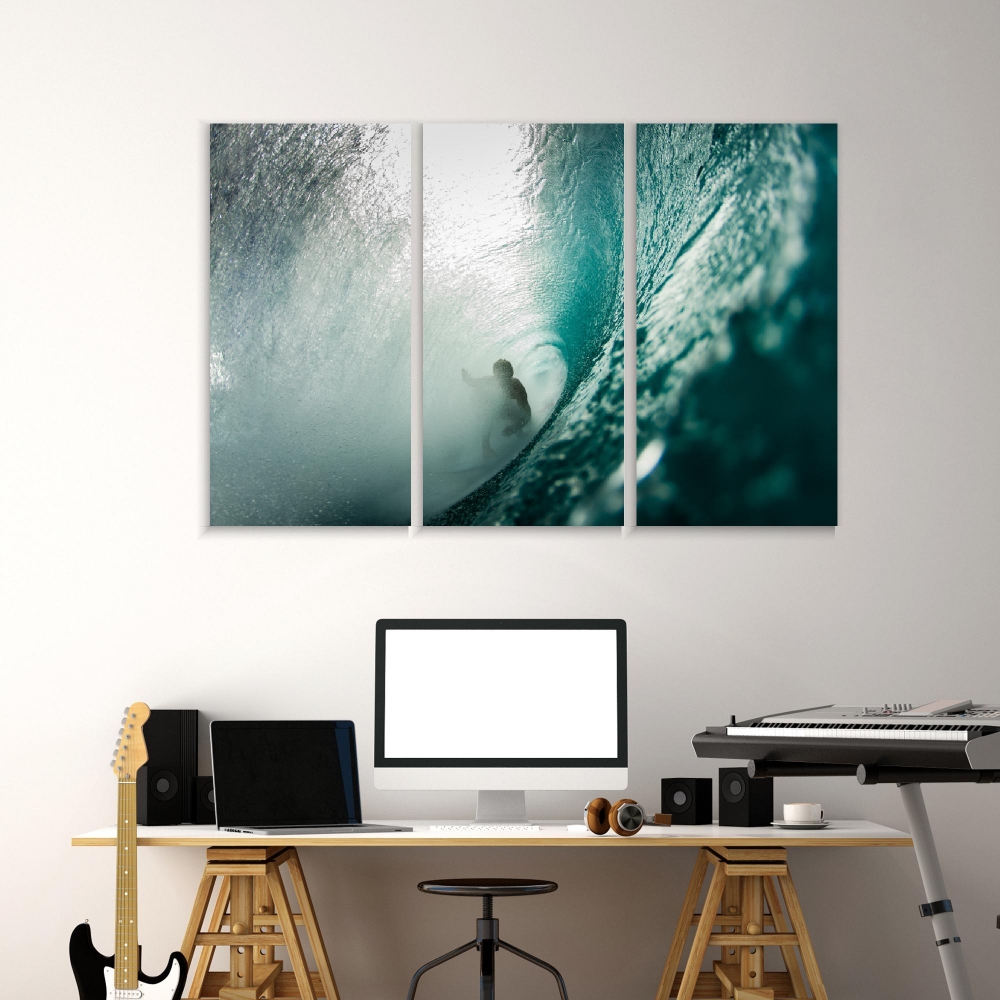 Картина на холсте Модульные Модульная картина Slipping Inside The Wave 3 картины 60х120 см.
Картина на холсте Модульные Модульная картина Slipping Inside The Wave 3 картины 60х120 см.