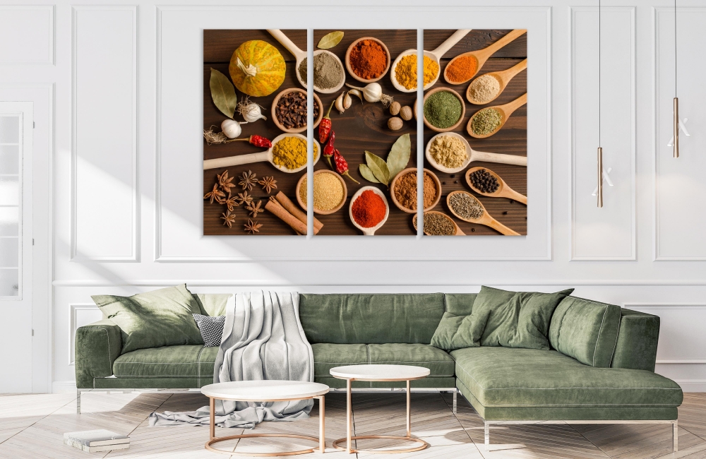 Картина на холсте Модульные Модульная картина Set Indian Spices 3 картины 60х120 см.
Картина на холсте Модульные Модульная картина Set Indian Spices 3 картины 60х120 см.