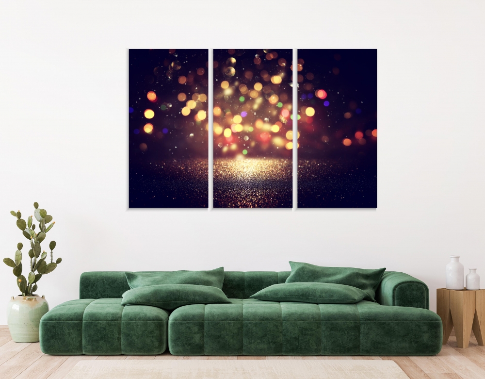 Картина на холсте Модульные Модульная картина Lights With Sparkles 3 картины 60х120 см.
Картина на холсте Модульные Модульная картина Lights With Sparkles 3 картины 60х120 см.