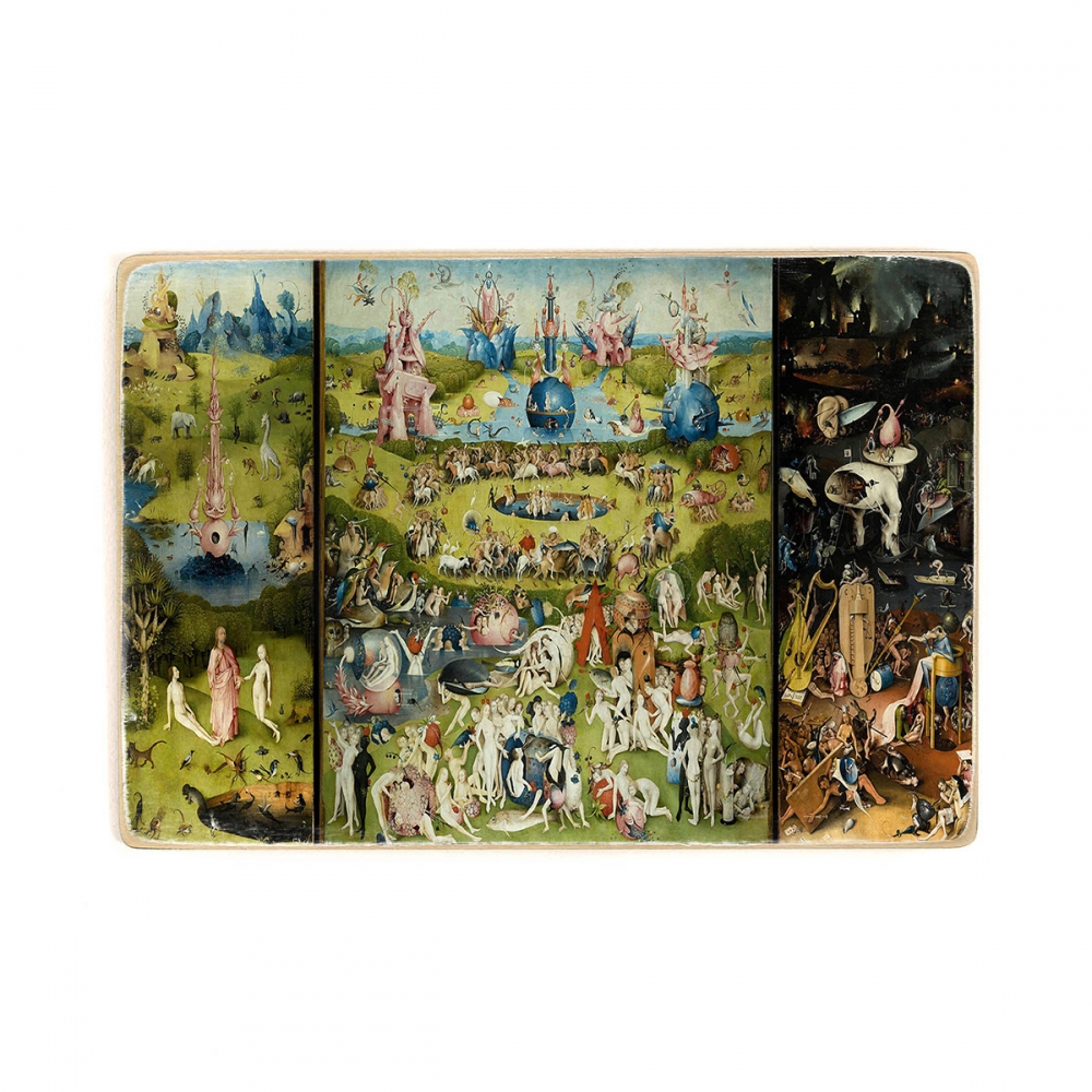 Деревянный постер Искусство Hieronymus Bosch - The Garden of Earthly Delights. А1
Деревянный постер Искусство Hieronymus Bosch - The Garden of Earthly Delights. А1