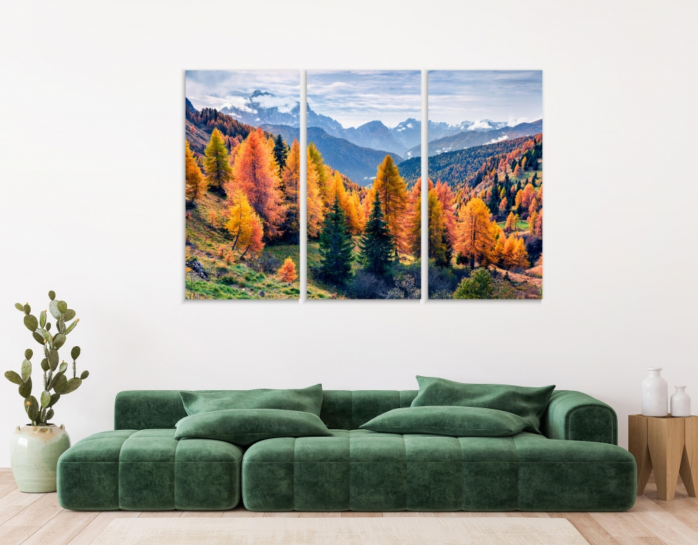 Картина на холсте Модульные Модульная картина Colorful Autumn Landscape 3 картины 45х90 см.
Картина на холсте Модульные Модульная картина Colorful Autumn Landscape 3 картины 45х90 см.