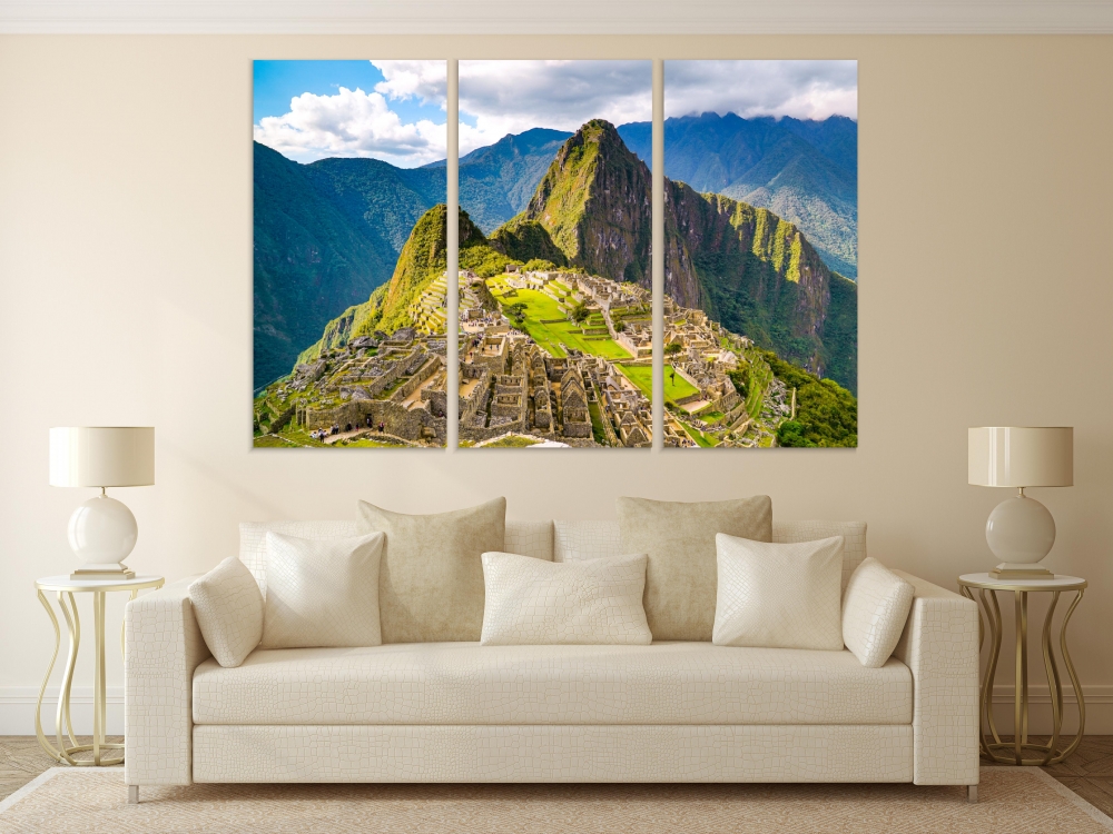 Картина на холсте Модульные Модульная картина Famous Machu Picchu 3 картины 30х60 см.
Картина на холсте Модульные Модульная картина Famous Machu Picchu 3 картины 30х60 см.