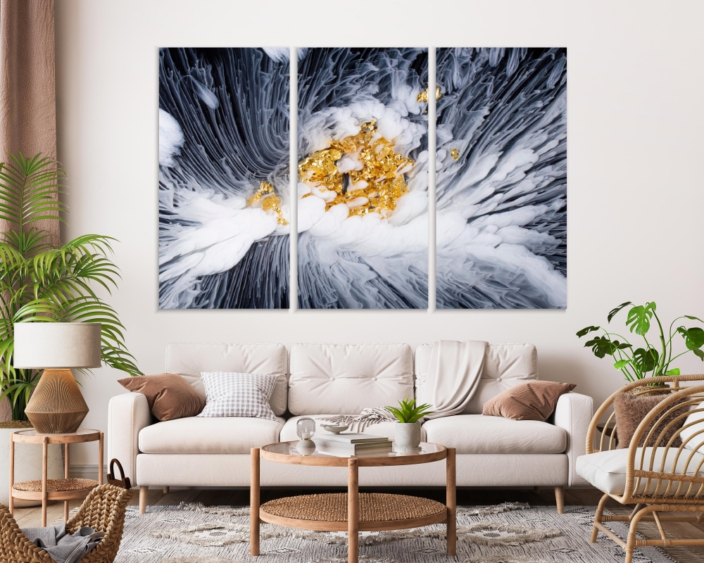 Картина на холсте Модульные Модульная картина Epoxy Resin And Gold Leaf 3 картины 40х80 см.
Картина на холсте Модульные Модульная картина Epoxy Resin And Gold Leaf 3 картины 40х80 см.