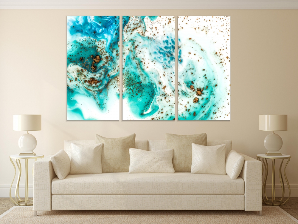 Картина на холсте Модульные Модульная картина Tiffany Blue Colors 3 картины 40х80 см.
Картина на холсте Модульные Модульная картина Tiffany Blue Colors 3 картины 40х80 см.