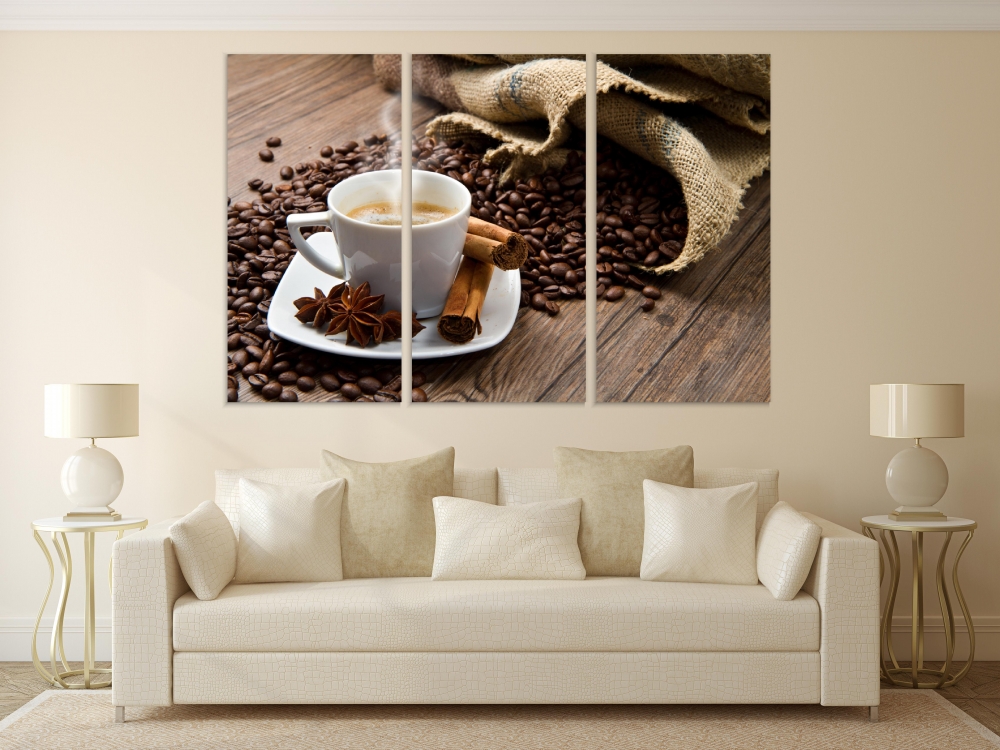 Картина на холсте Модульные Модульная картина Aroma Of Coffee 3 картины 25х50 см.
Картина на холсте Модульные Модульная картина Aroma Of Coffee 3 картины 25х50 см.