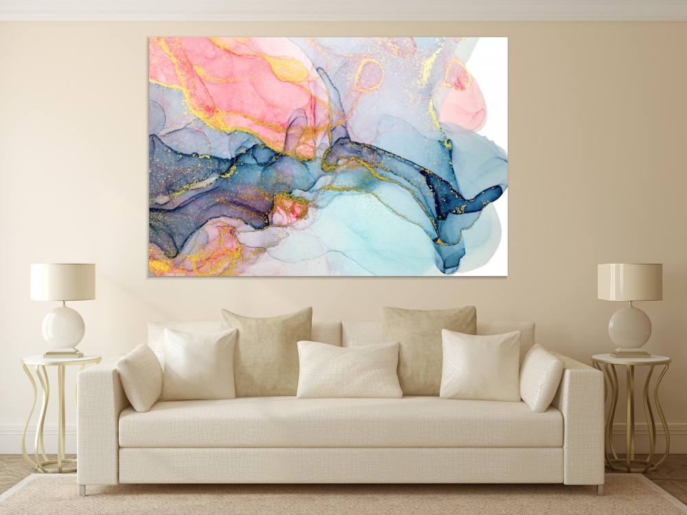 Картина на холсте Абстракция Pink Blue And Gold Paint Stains Illustration 75х100 см.
Картина на холсте Абстракция Pink Blue And Gold Paint Stains Illustration 75х100 см.
