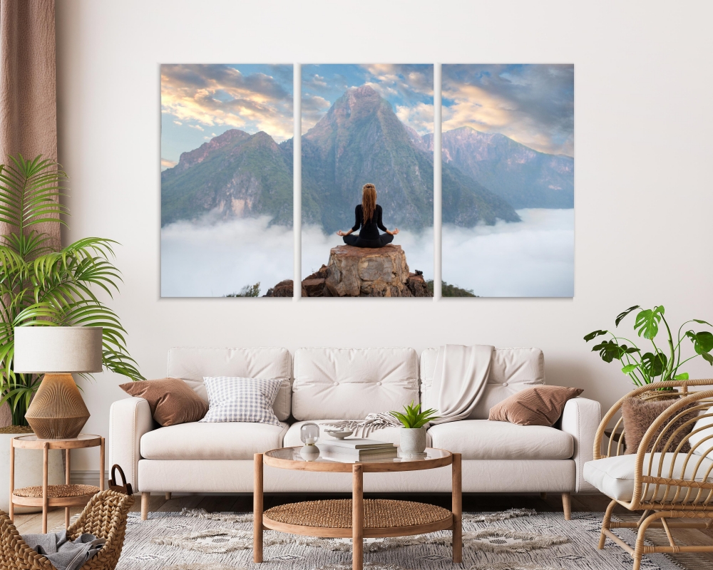 Картина на холсте Модульные Модульная картина Yoga On The Mountain 3 картины 45х90 см.
Картина на холсте Модульные Модульная картина Yoga On The Mountain 3 картины 45х90 см.