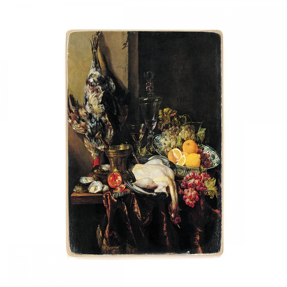Деревянный постер Искусство Abraham Hendricksz. van Beyeren - Pronkstillleven with Fruit and Fowl А2
Деревянный постер Искусство Abraham Hendricksz. van Beyeren - Pronkstillleven with Fruit and Fowl А2