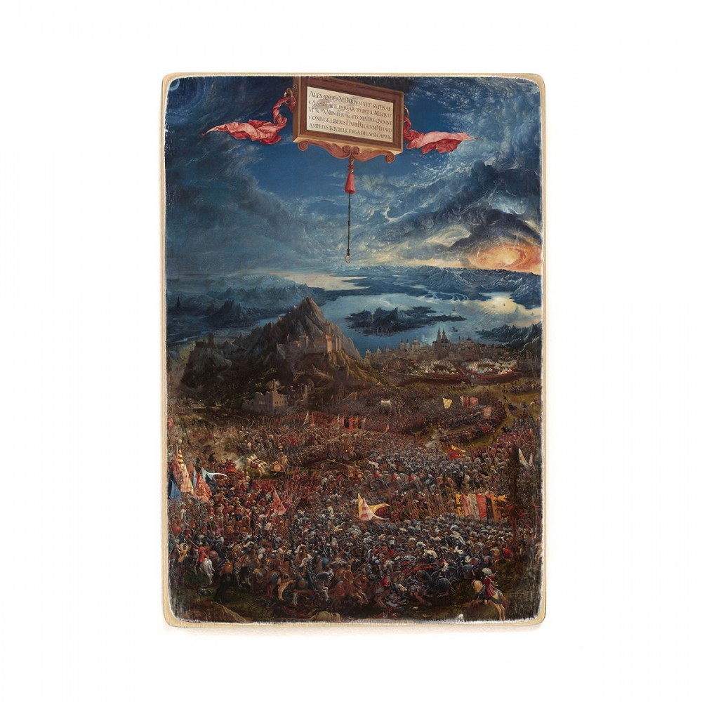Деревянный постер Искусство Albrecht Altdorfer - Battle of Issus (Schlacht bei Issus) (1529) А2
Деревянный постер Искусство Albrecht Altdorfer - Battle of Issus (Schlacht bei Issus) (1529) А2