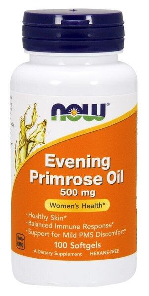 Масло вечерней примулы Evening Primrose Oil Now Foods 500 мг 100 капсул (NF565)
Масло вечерней примулы Evening Primrose Oil Now Foods 500 мг 100 капсул (NF565)