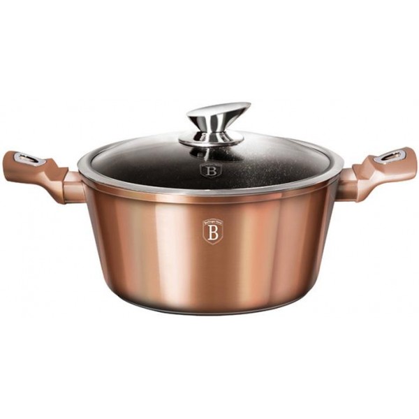 Кастрюля Berlinger Haus Rose Gold 8л с крышкой, индукционная с антипригарным покрытием
Кастрюля Berlinger Haus Rose Gold 8л с крышкой, индукционная с антипригарным покрытием