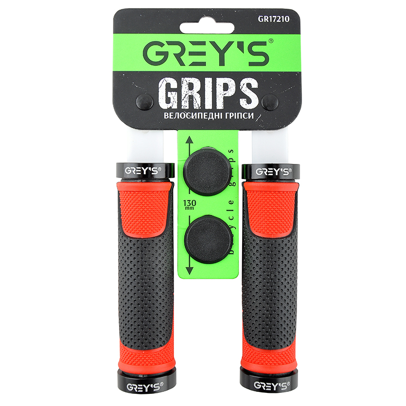 Грипсы руля Grey's с резиновым покрытием 130 мм черно-красные 2шт (GR17210)
Грипсы руля Grey's с резиновым покрытием 130 мм черно-красные 2шт (GR17210)