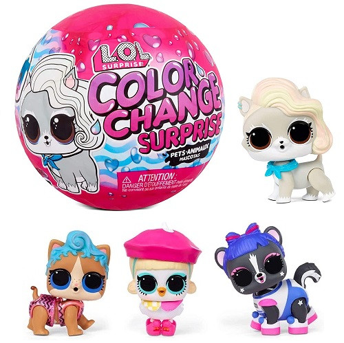 Игровой набор L.O.L. Surprise! серии "Color Change" – Питомец и шар меняет цвет (576334)
Игровой набор L.O.L. Surprise! серии "Color Change" – Питомец и шар меняет цвет (576334)