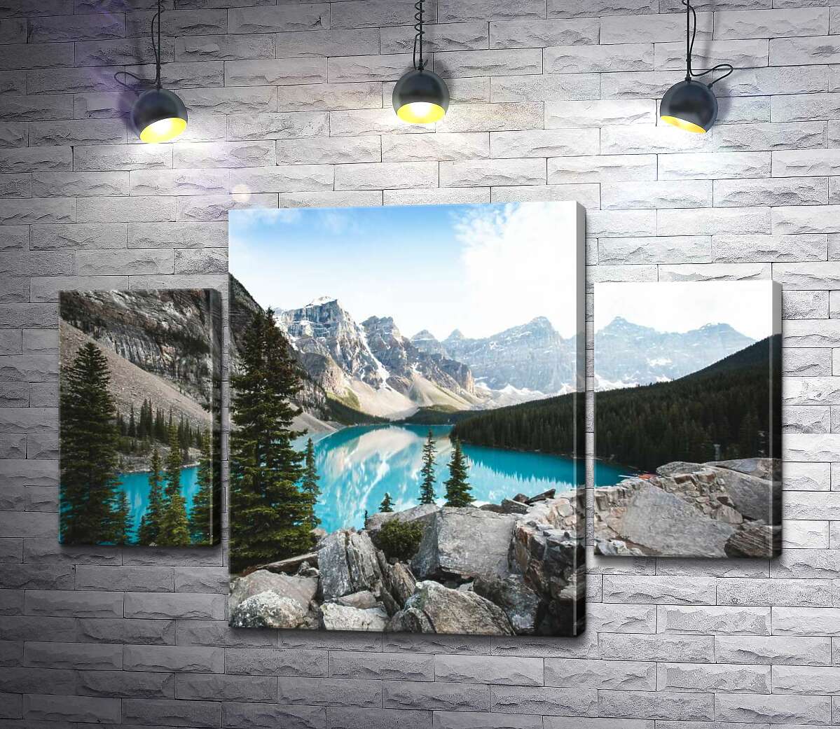 Модульная картина ArtPoster Вид на озеро Морейн (Moraine Lake) со скалистой вершины 100x69 см Модуль №7
Модульная картина ArtPoster Вид на озеро Морейн (Moraine Lake) со скалистой вершины 100x69 см Модуль №7