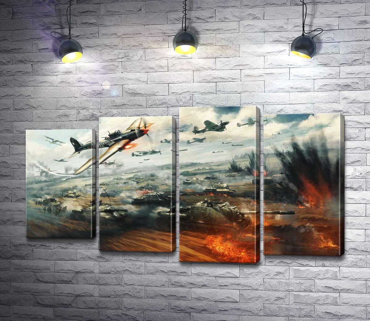 Модульная картина ArtPoster В аду танкового и авиационного сражения 100x58 см Модуль №21
Модульная картина ArtPoster В аду танкового и авиационного сражения 100x58 см Модуль №21