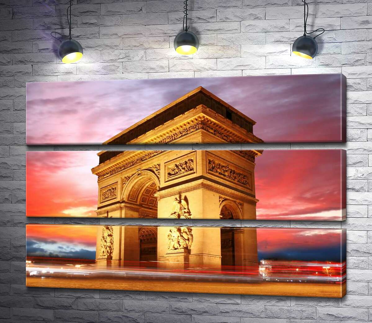 Модульная картина ArtPoster Величие Триумфальной арки (Arc de Triomphe de l'Étoile) в Париже 100x69 см Модуль №13
Модульная картина ArtPoster Величие Триумфальной арки (Arc de Triomphe de l'Étoile) в Париже 100x69 см Модуль №13