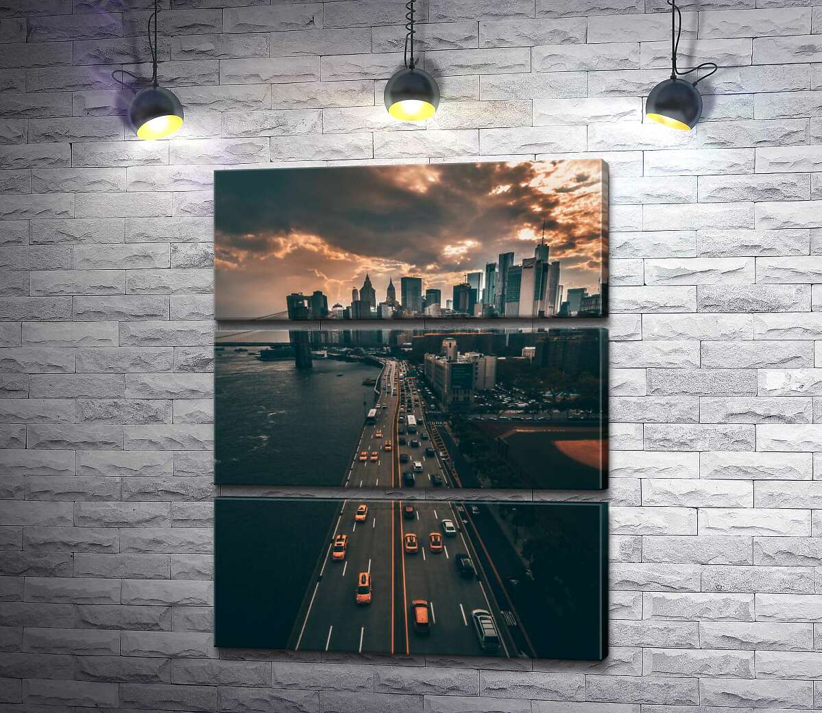 Модульная картина ArtPoster Вид на облачный Сан-Франциско и темные воды у набережной 100x126 см Модуль №13
Модульная картина ArtPoster Вид на облачный Сан-Франциско и темные воды у набережной 100x126 см Модуль №13