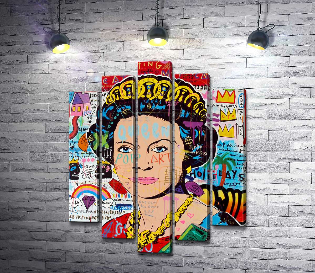 Модульная картина ArtPoster Боже, храни королеву (God save the queen) - Джисбар 130x170 см Модуль №26
Модульная картина ArtPoster Боже, храни королеву (God save the queen) - Джисбар 130x170 см Модуль №26