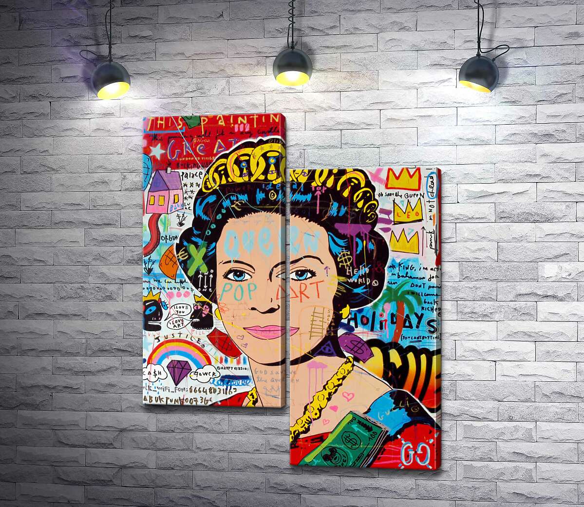 Модульная картина ArtPoster Боже, храни королеву (God save the queen) - Джисбар 130x169 см Модуль №5
Модульная картина ArtPoster Боже, храни королеву (God save the queen) - Джисбар 130x169 см Модуль №5