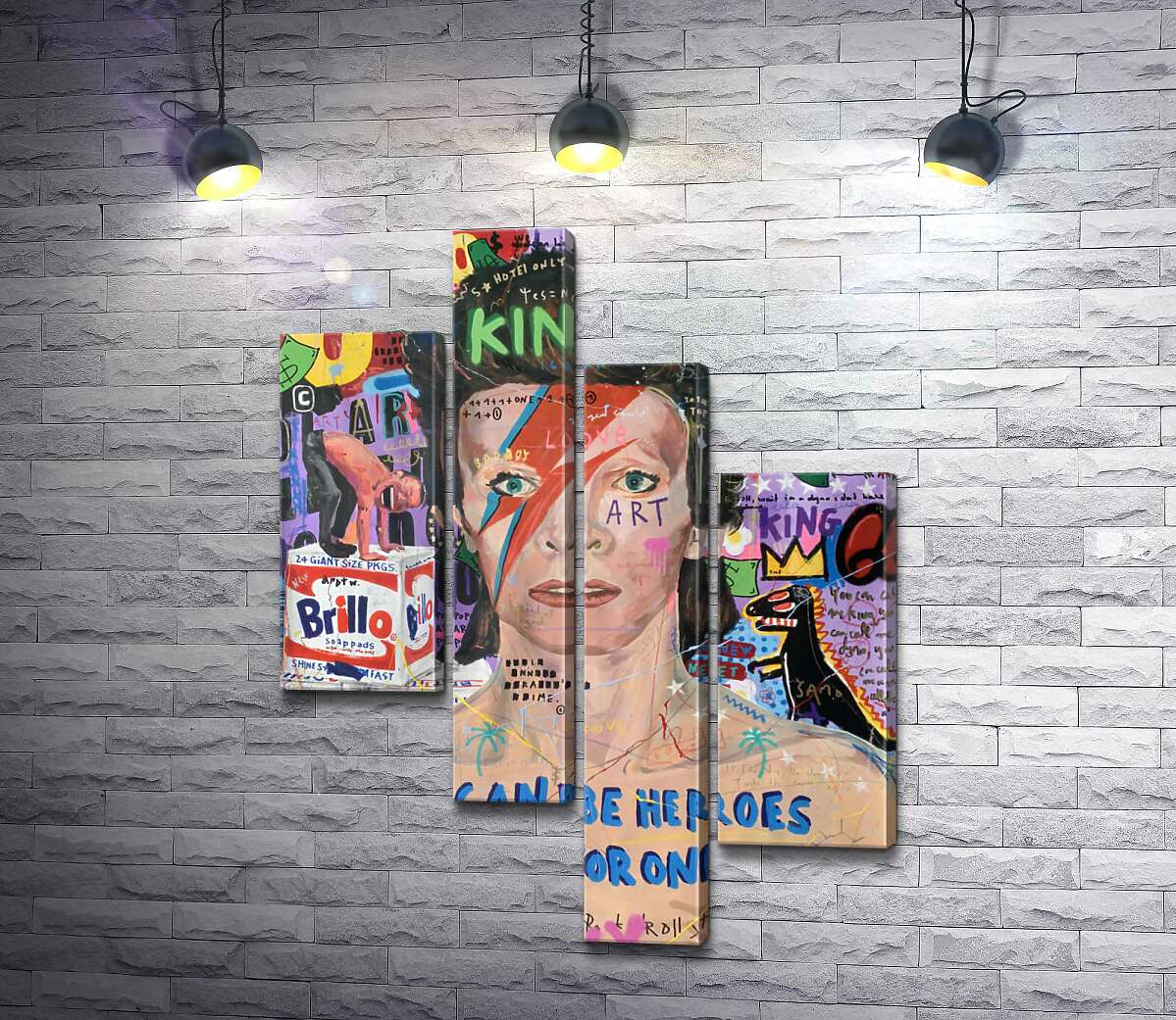 Модульная картина ArtPoster Бови Больт (Bowie Bolt) - Джисбар 100x135 см Модуль №20
Модульная картина ArtPoster Бови Больт (Bowie Bolt) - Джисбар 100x135 см Модуль №20