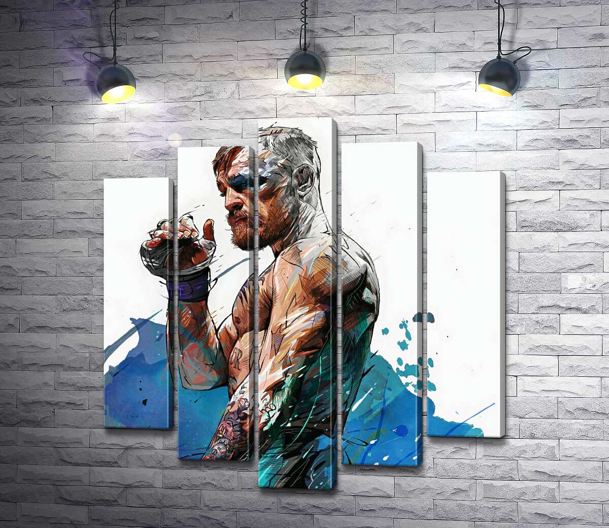 Модульная картина ArtPoster Боксер Конор Мак-Грегор (Conor McGregor) после победного боя 130x143 см Модуль №26
Модульная картина ArtPoster Боксер Конор Мак-Грегор (Conor McGregor) после победного боя 130x143 см Модуль №26