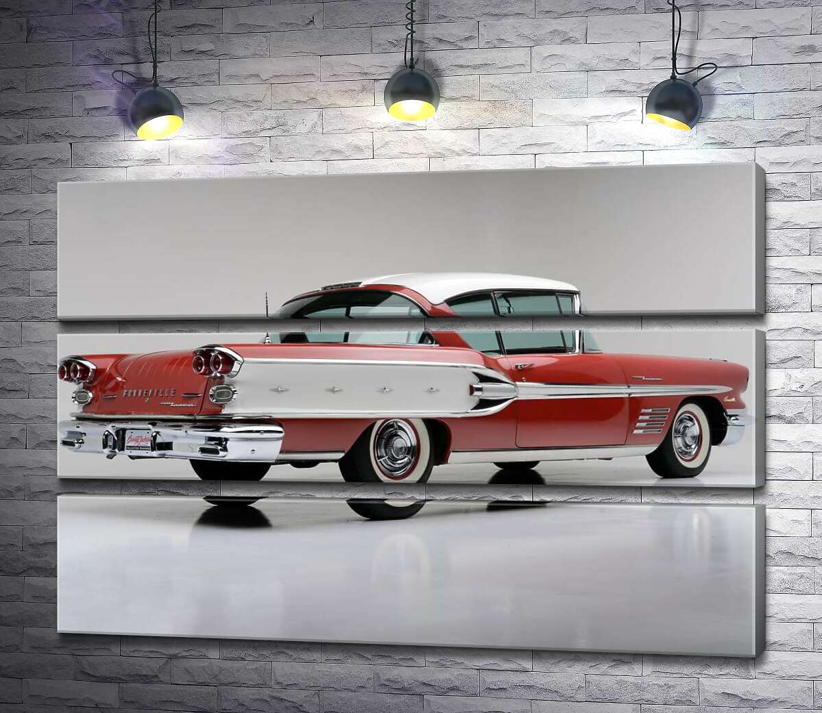 Модульная картина ArtPoster Вишнево-белый автомобиль Pontiac Bonneville 1958 года 100x69 см Модуль №13
Модульная картина ArtPoster Вишнево-белый автомобиль Pontiac Bonneville 1958 года 100x69 см Модуль №13