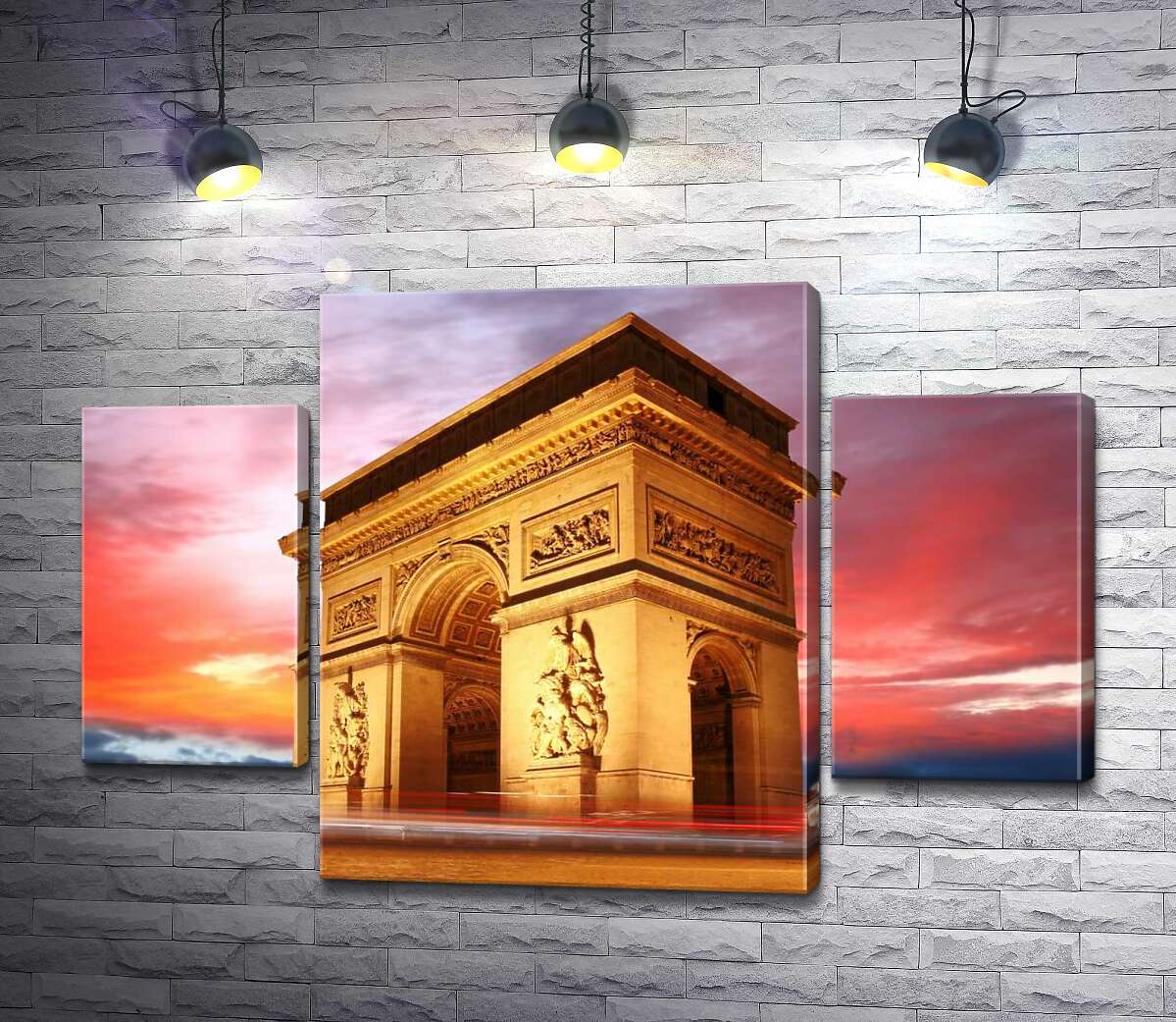 Модульная картина ArtPoster Величие Триумфальной арки (Arc de Triomphe de l'Étoile) в Париже 80x54 см Модуль №7
Модульная картина ArtPoster Величие Триумфальной арки (Arc de Triomphe de l'Étoile) в Париже 80x54 см Модуль №7
