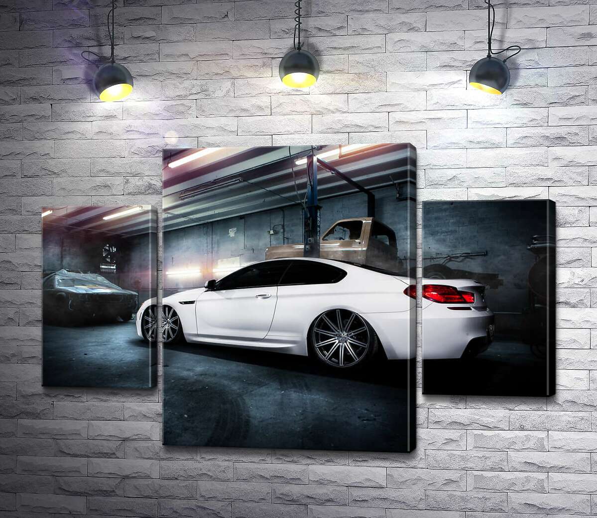 Модульная картина ArtPoster Белый блеск автомобиля BMW M6 Gran Coupé 131x89 см Модуль №7
Модульная картина ArtPoster Белый блеск автомобиля BMW M6 Gran Coupé 131x89 см Модуль №7