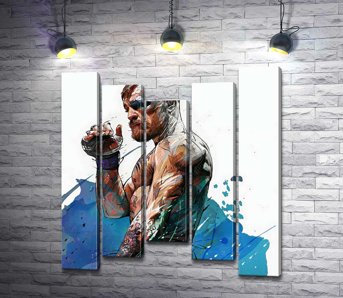 Модульная картина ArtPoster Боксер Конор Мак-Грегор (Conor McGregor) после победного боя 100x110 см Модуль №28
Модульная картина ArtPoster Боксер Конор Мак-Грегор (Conor McGregor) после победного боя 100x110 см Модуль №28