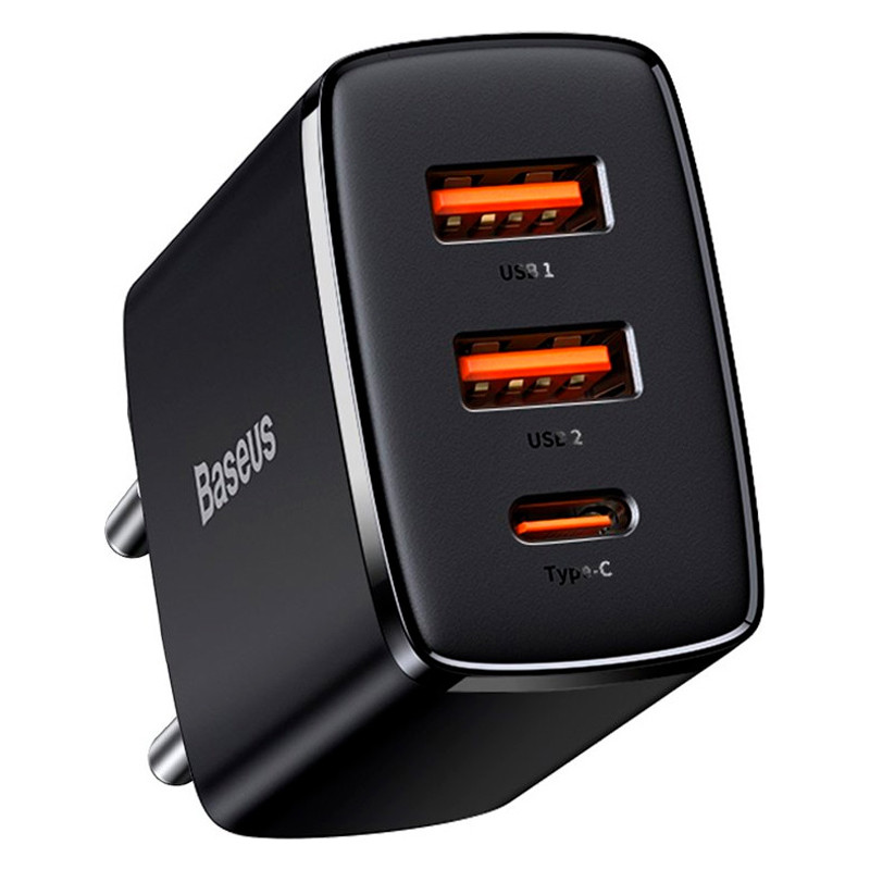 Сетевое зарядное устройство BASEUS Compact Quick Charger |2USB/1Type-C, 30W/3A, PD/QC| адаптер с поддержкой быстрой зарядки Black (CCXJ-E01)
Сетевое зарядное устройство BASEUS Compact Quick Charger |2USB/1Type-C, 30W/3A, PD/QC| адаптер с поддержкой быстрой зарядки Black (CCXJ-E01)