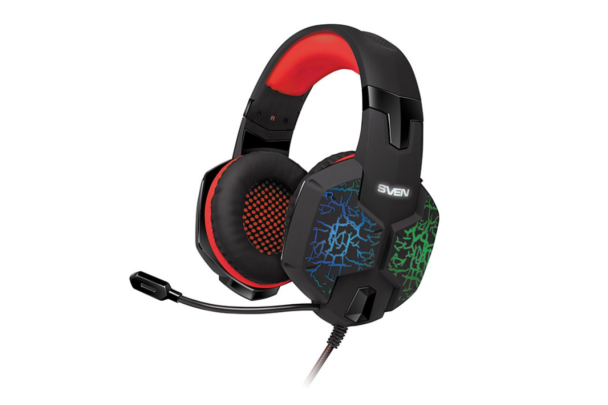 Наушники игровые SVEN AP-U988MV c подсветкой и микрофоном 7.1 USB чёрный +красный
Наушники игровые SVEN AP-U988MV c подсветкой и микрофоном 7.1 USB чёрный +красный
