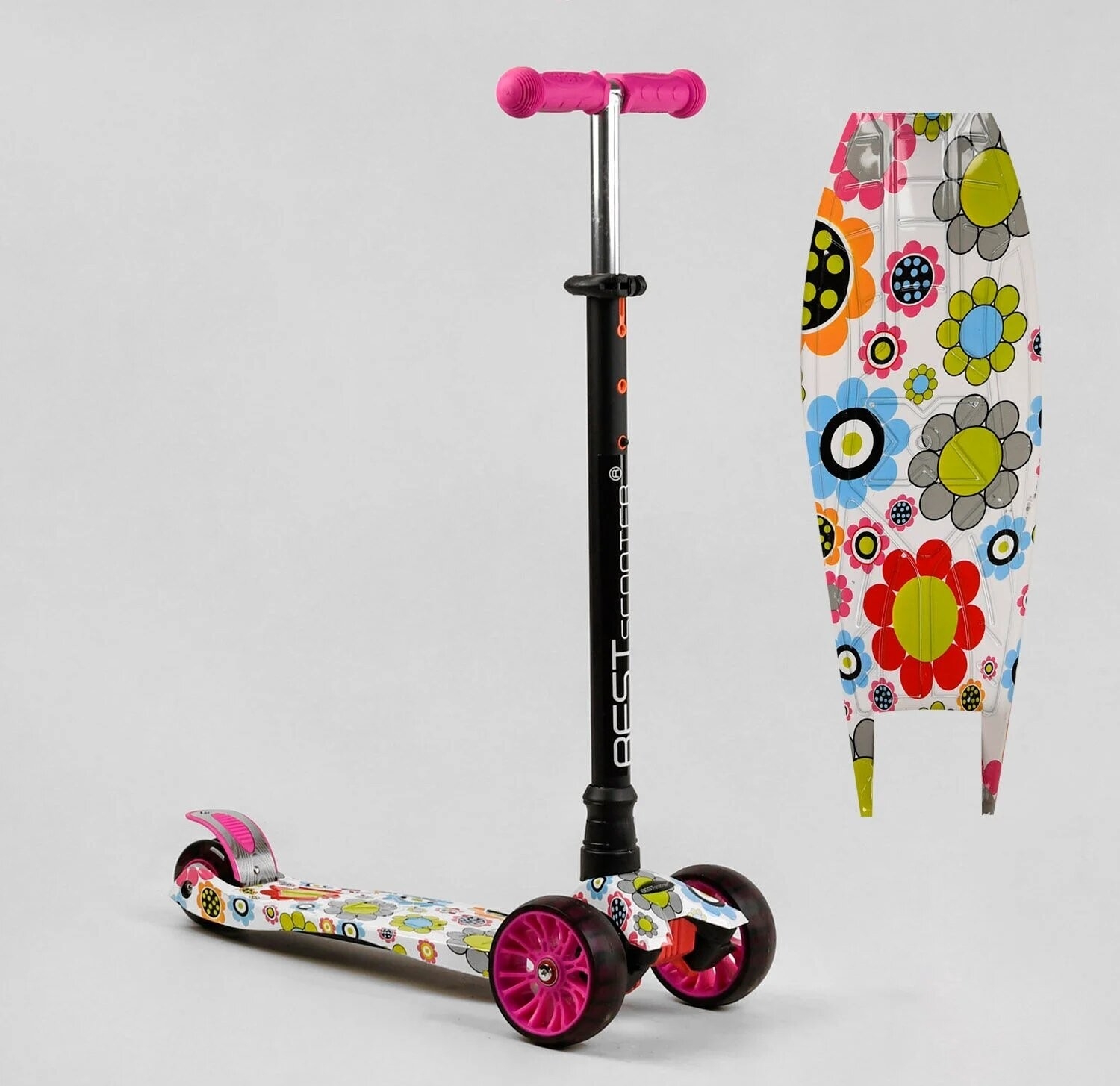 Самокат трехколесный MAXI S - 11809 (1) “Best Scooter”, съемный руль, колеса PU со светом, переднее 130х25 мм, задние сдвоенные 80х45 мм, в коробке
Самокат трехколесный MAXI S - 11809 (1) “Best Scooter”, съемный руль, колеса PU со светом, переднее 130х25 мм, задние сдвоенные 80х45 мм, в коробке