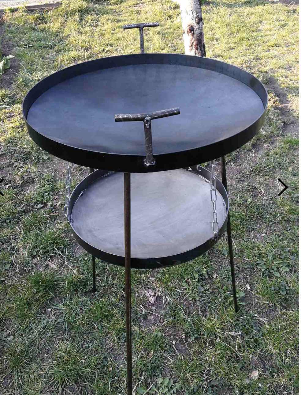 Мангал сковорода c подвеской для огня из диска бороны 50 см с крышкой Eco Grill + деревянная лопатка Original
Мангал сковорода c подвеской для огня из диска бороны 50 см с крышкой Eco Grill + деревянная лопатка Original