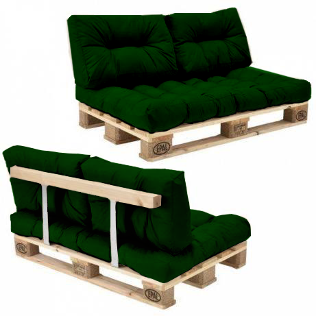 Комплект подушек для мебели из палет Арт Деко Текстиль Brassica 1200x800x100 Зеленый
Комплект подушек для мебели из палет Арт Деко Текстиль Brassica 1200x800x100 Зеленый