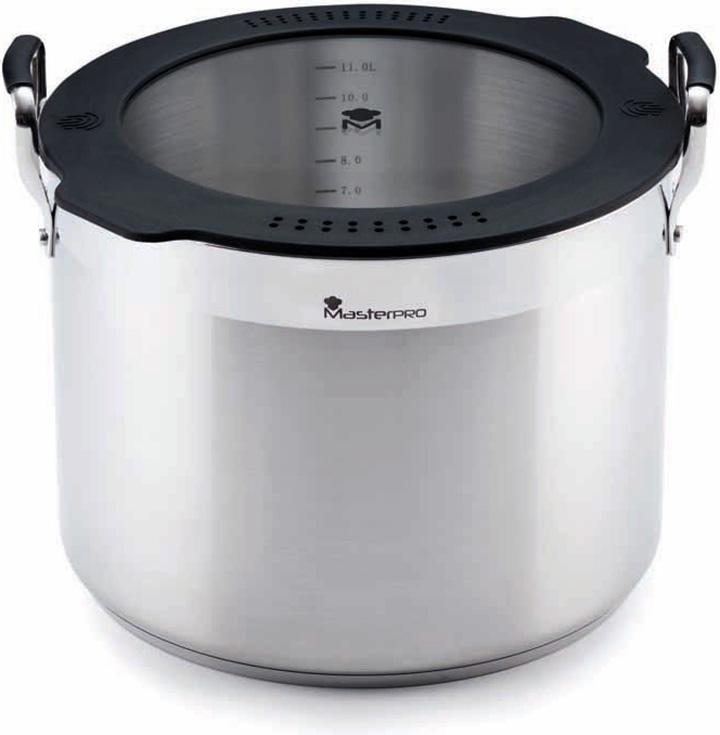 Кастрюля Bergner MasterPro Smart 12.9л с силиконовыми накладками на ручках MasterPro BGEU-3780
Кастрюля Bergner MasterPro Smart 12.9л с силиконовыми накладками на ручках MasterPro BGEU-3780